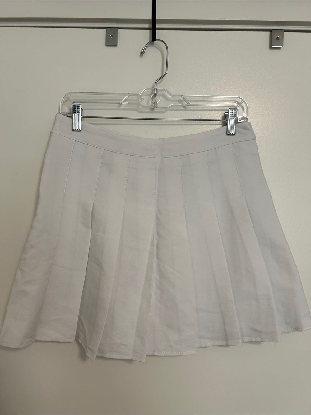 White Pleated Skort, Size M